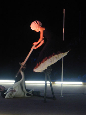 Hochzit va Himmel und Hell, von Knut Remond, Mineraliengrube Lengenbach, Binntal, 2005