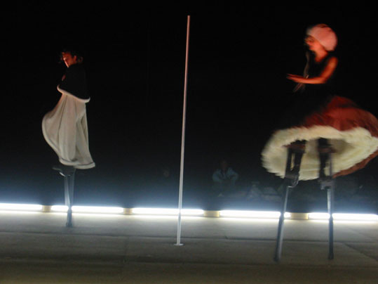 Nartan Kerstin Niemeyer, Richard Henschel. Premiere "Hochzit va Himmel und Hell"